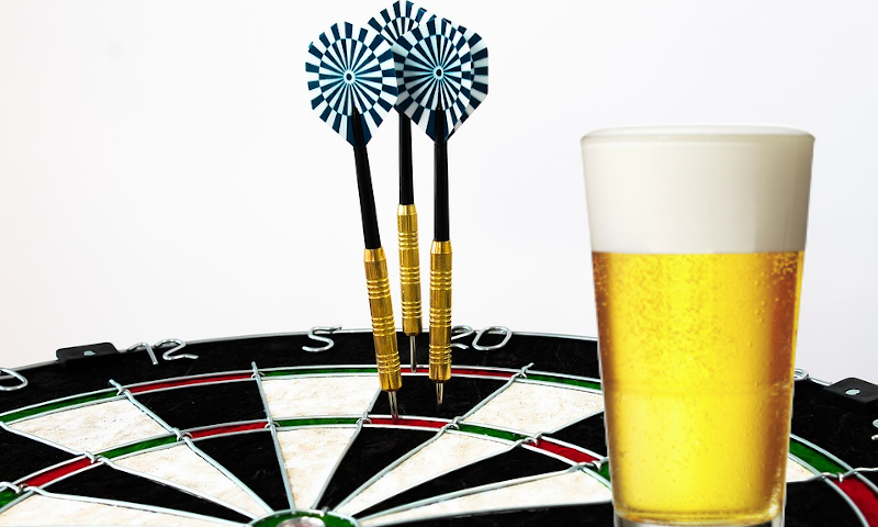 Darts en bier